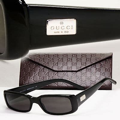 Gucci Sunglasses 1998 Vintage Green Dark Olive Square GG 